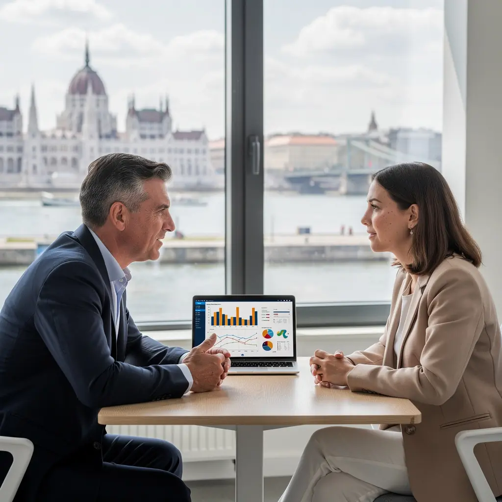 Grafikon a havi kiadások és bevételek alakulásáról.